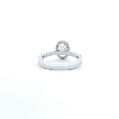 14K DIA RING 3.01CTW/2. 01CTR VVS2/G GIA