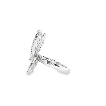 18K DIA RING 2.00CTW - BUTTERFLY RING