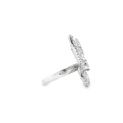 18K DIA RING 2.00CTW - BUTTERFLY RING