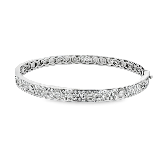 14K DIA BANGLE 10CTW 823750