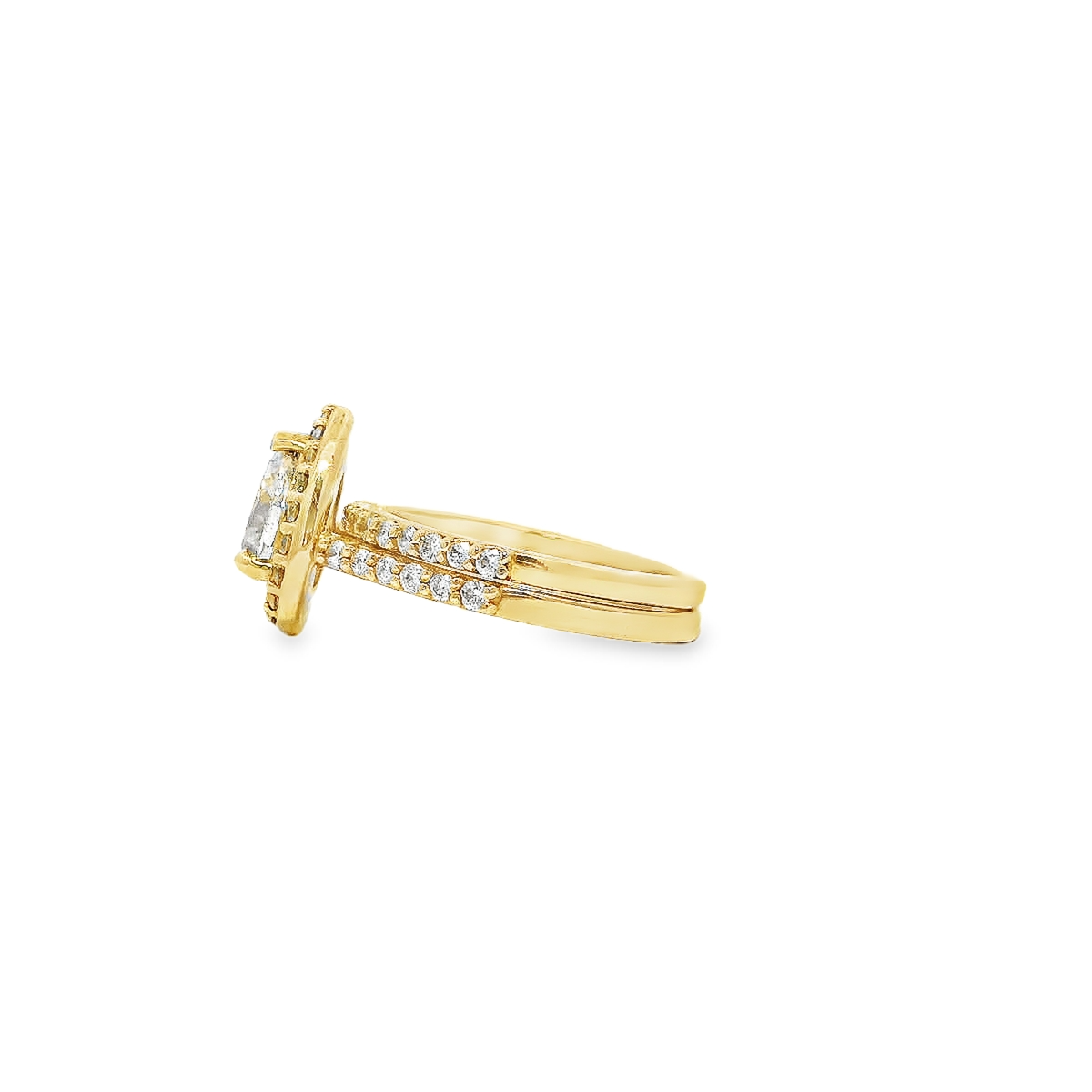 14K DIA RING 2.25CTW/1.25CTR 823500 2PC