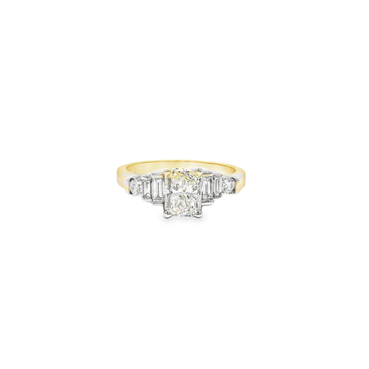 14K DIA RING 1.35CTW/1.02CTR 821295