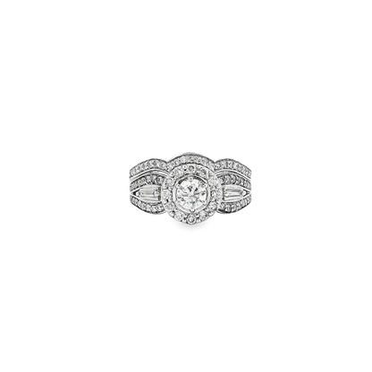 14K DIA RING SET 1.20CTW 821175 2PC