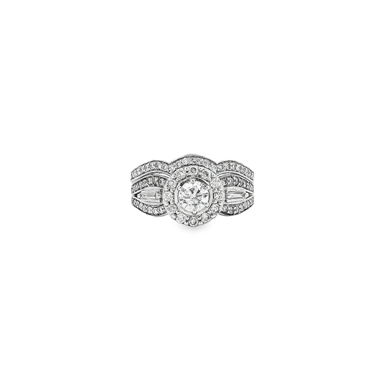 14K DIA RING SET 1.20CTW 821175 2PC