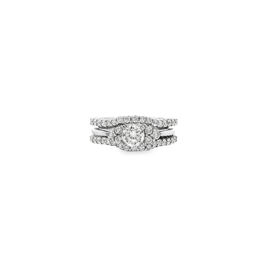 14K DIA RING SET 1.50CTW 821400 2PC