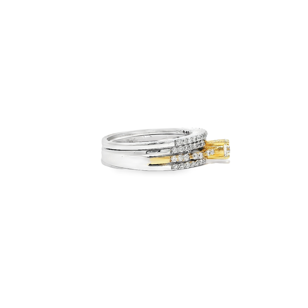 14K DIA RING SET 0.75CTW 82700 2PC