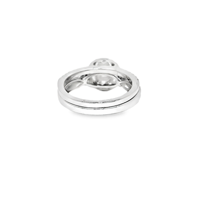 10K DIA RING SET 1.40CTW 82600 2PC