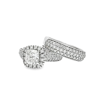 14K DIA RING SET 2.26CTW/1. 10CTW 823599 2PC