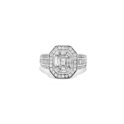 14K DIA RING 1.53CTW