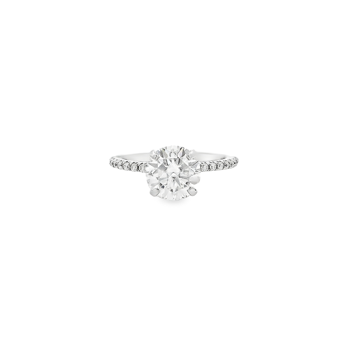14 KT WG MOISSANITE 2.00 CTW