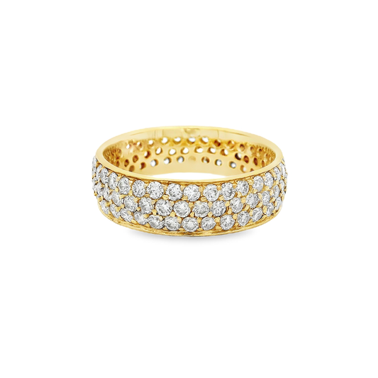 14K 6MM BAND 3.00CTW ETERNITY VS DIAMONDS