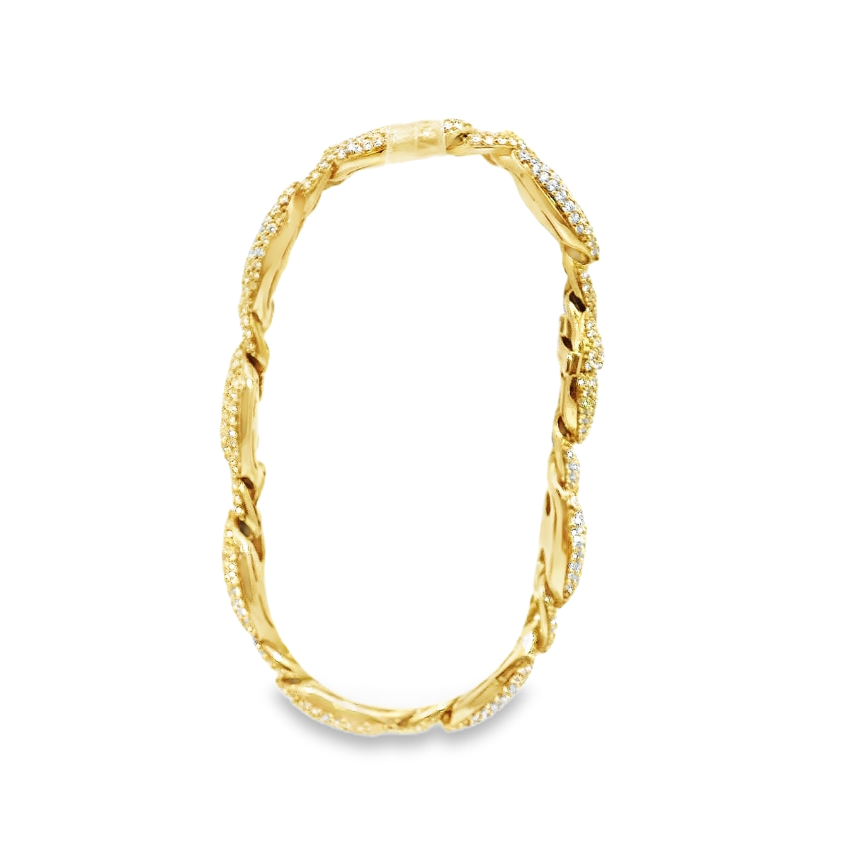 14K DIA GUCCI PUFF BRACELET 12.00CTW 825000