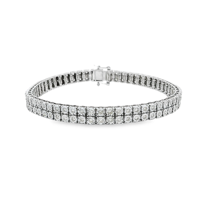 10K DIA BRACELET 2 ROW 2.00CTW 842500