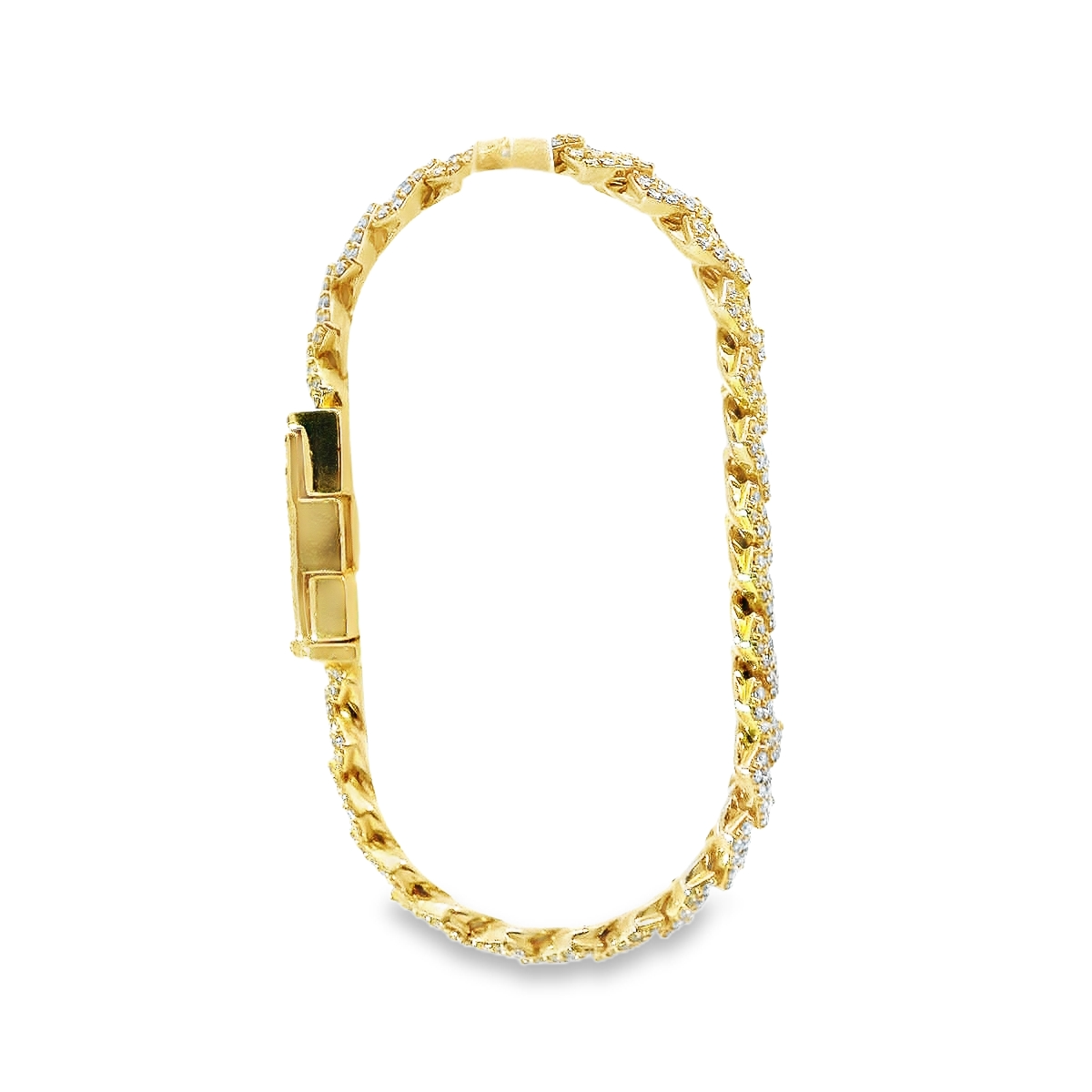 14K DIA CUBAN 12.00CTW VS/G 829900