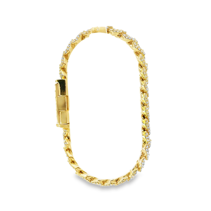 14K DIA CUBAN 12.00CTW VS/G 829900