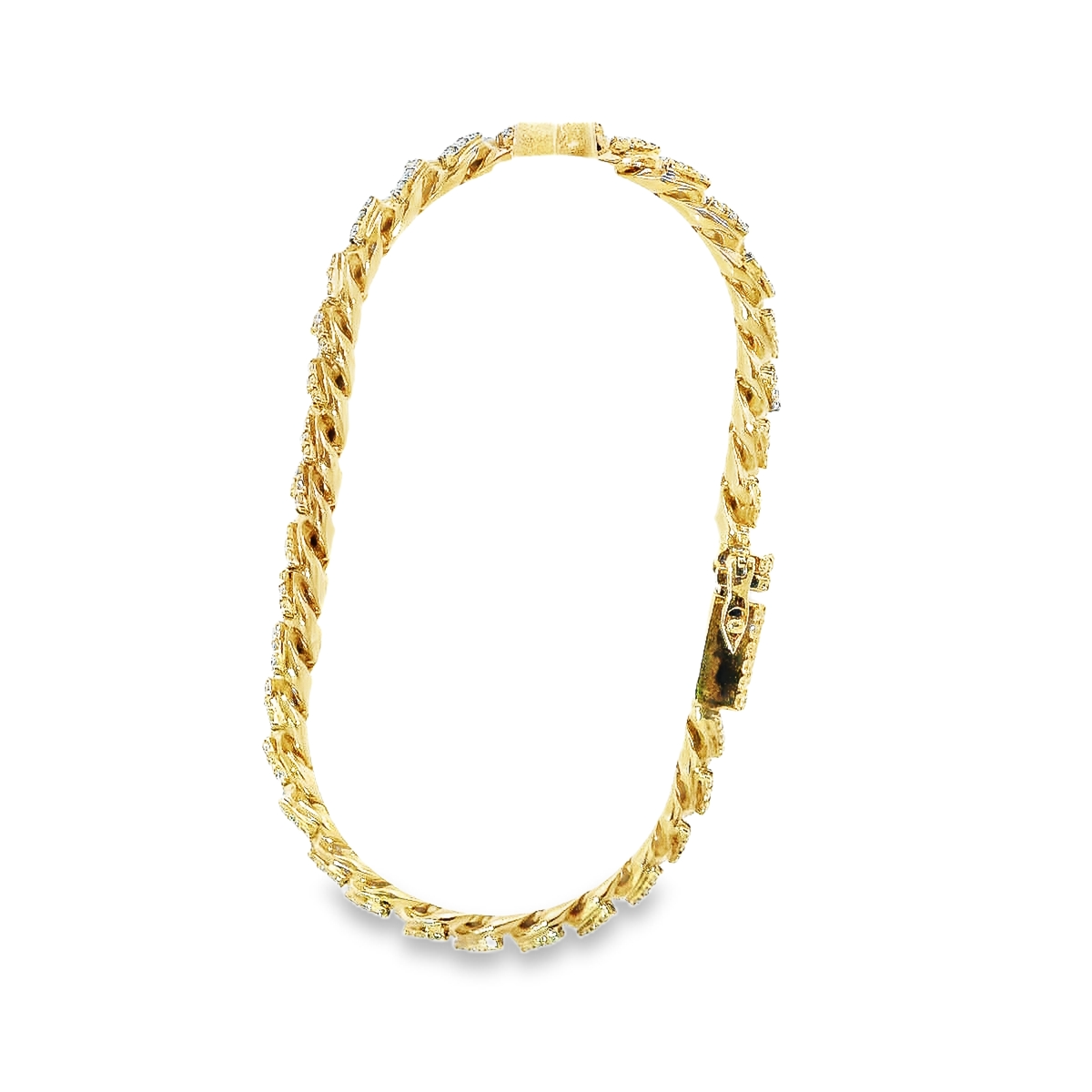 10K DIA CUBAN 41.9G 7.41CTW 823500