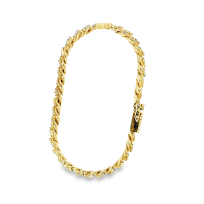 10K DIA CUBAN 41.9G 7.41CTW 823500