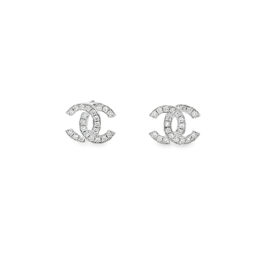 18K DIAMOND CHANELL EARRINGS