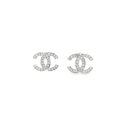18K CHANNEL EARRINGS VVS DIAMONDS 82500
