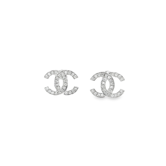 18K CHANNEL EARRINGS VVS DIAMONDS 82500