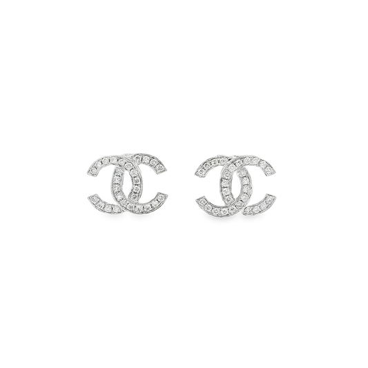 18K CHANNEL EARRINGS VVS DIAMONDS 82500