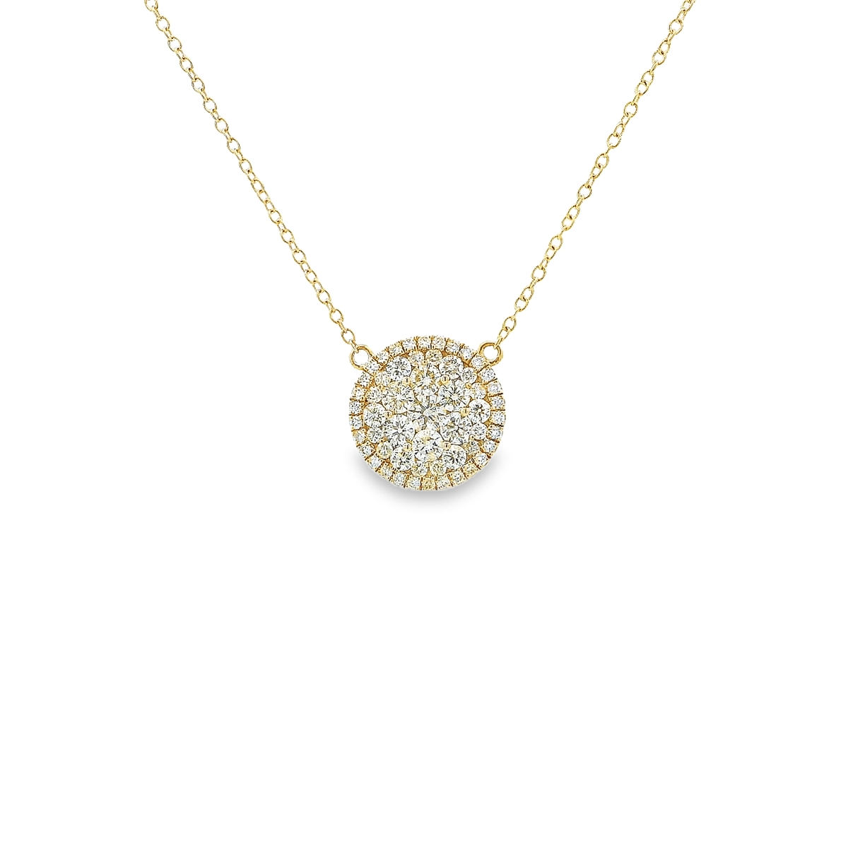 14K DIAMOND PENDANT 1.60CTW 821000 (Pendant+Necklace)