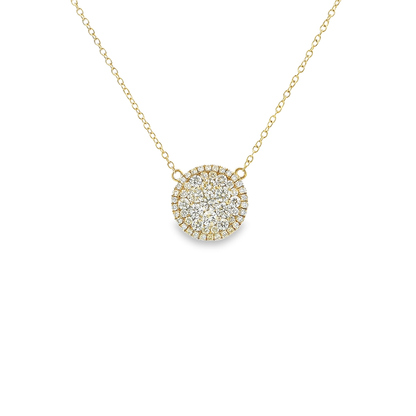 14K DIAMOND PENDANT 1.60CTW 821000 (Pendant+Necklace)
