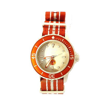 Stylish Orange Dive Watch