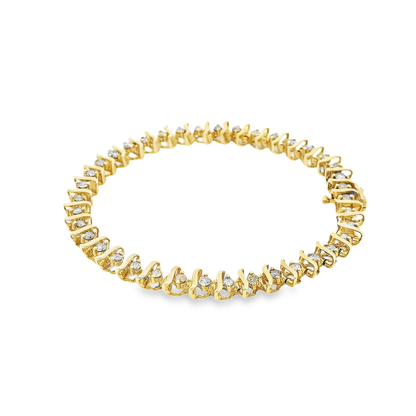 10K DIA BRAC 3.00CTW S LINK 821250