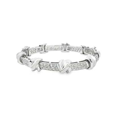 14K DIA BRAC 4.00CTW 821100