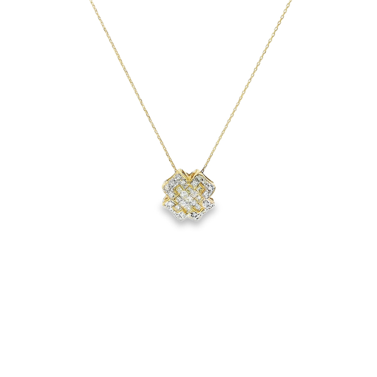 14K DIAMOND PENDANT 0.50CTW 82150 (Pendant+Necklace)