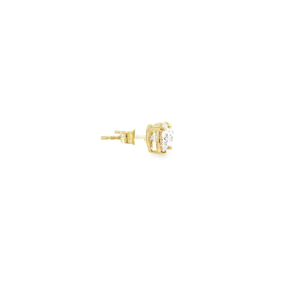 14K YG 2.00CT RD DIA STUDDS VS/SI **LCD/SPL**