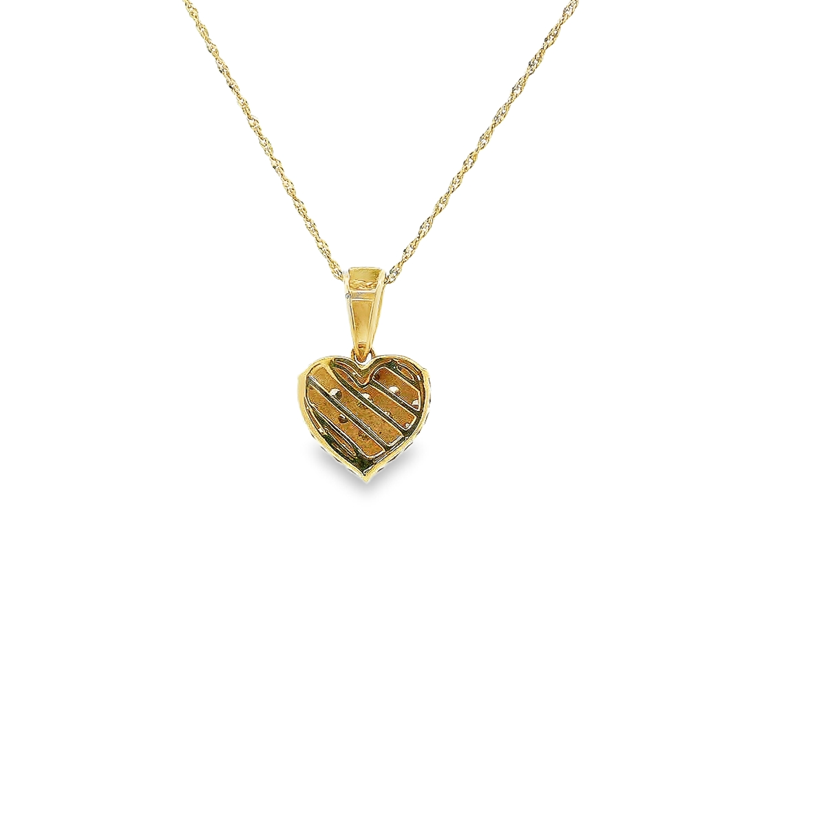14K DIAMOND HEART 0.70CTW 82425 (Pendant+Necklace)