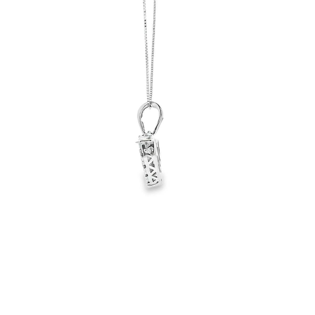 14K DIAMOND HEART 0.70CTW 82425 (Pendant+Necklace)