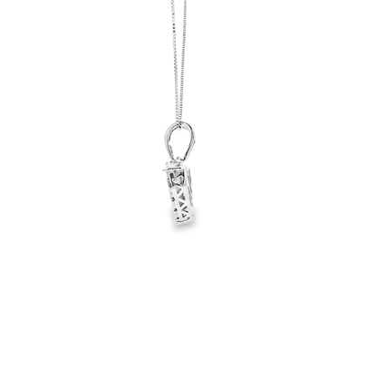 14K DIAMOND HEART 0.70CTW 82425 (Pendant+Necklace)