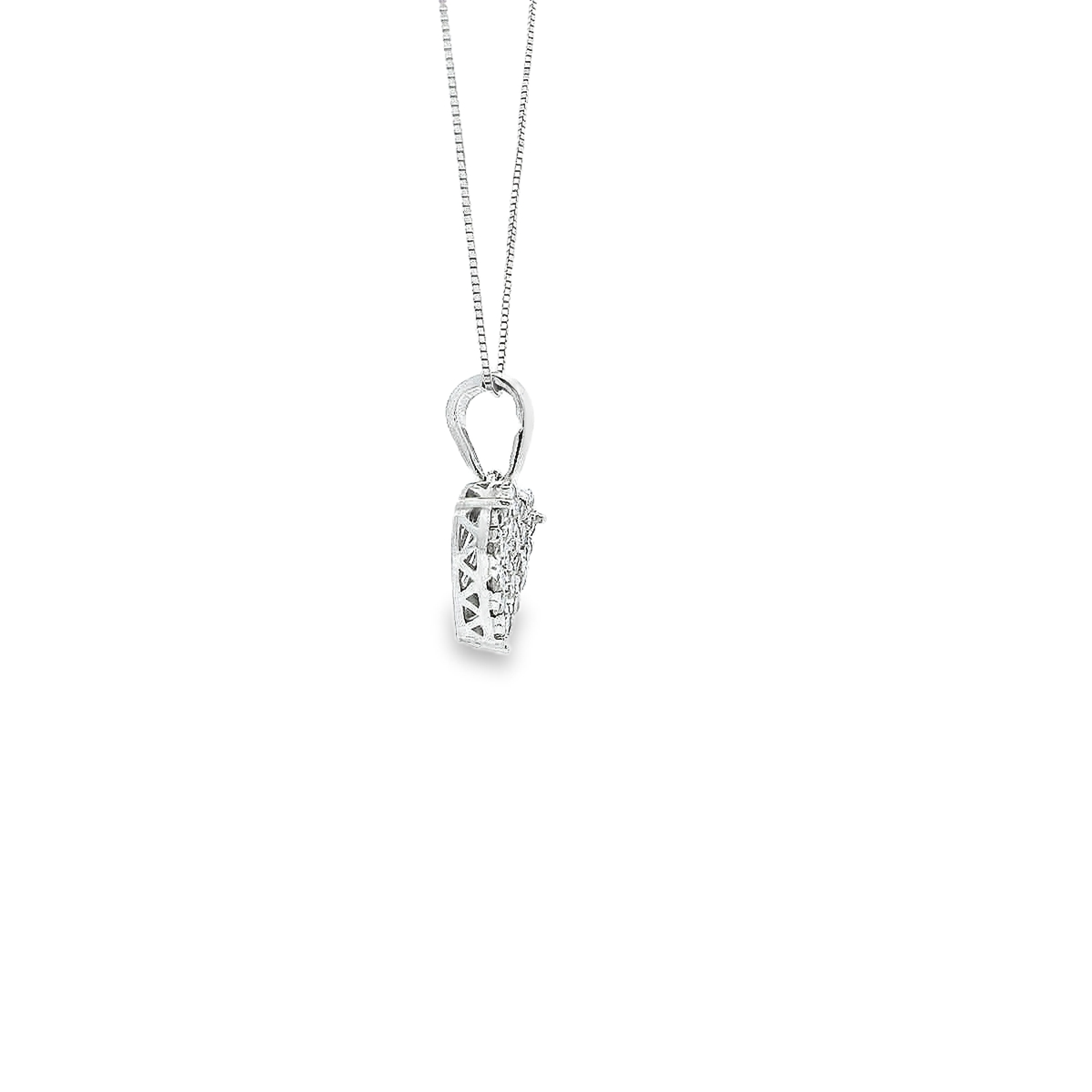 14K DIAMOND HEART 0.70CTW 82425 (Pendant+Necklace)