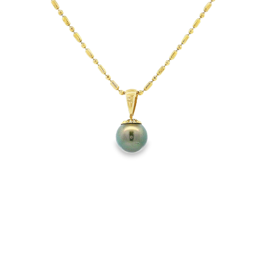 14K PEARL PENDANT 82200 (Pendant+Necklace)