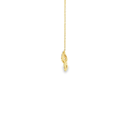 14K BUTERFLY PENDANT O.75CTW VS1/EF 82500 (Pendant+Necklace)