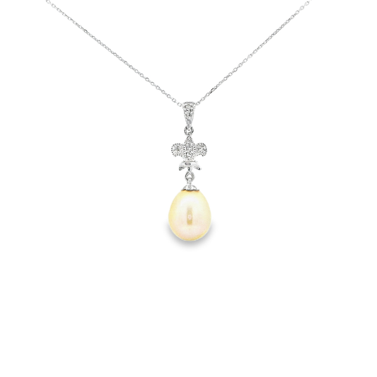 14K PEARL PENDANT 82200 (Pendant+Necklace)