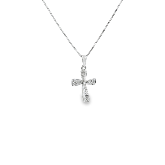 10K DIA CROSS 82100 O.10 - 0.25CTW (Pendant)
