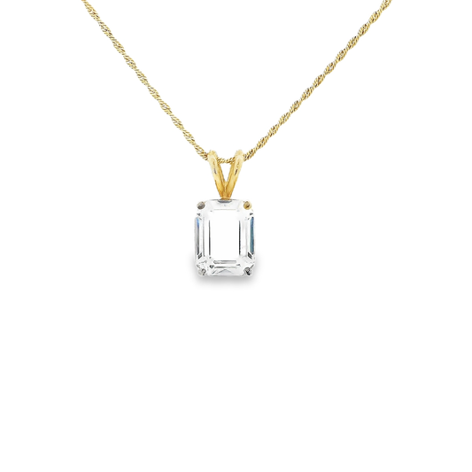 14K AQUA MARINE 82150 PENDANT (Pendant+Necklace)