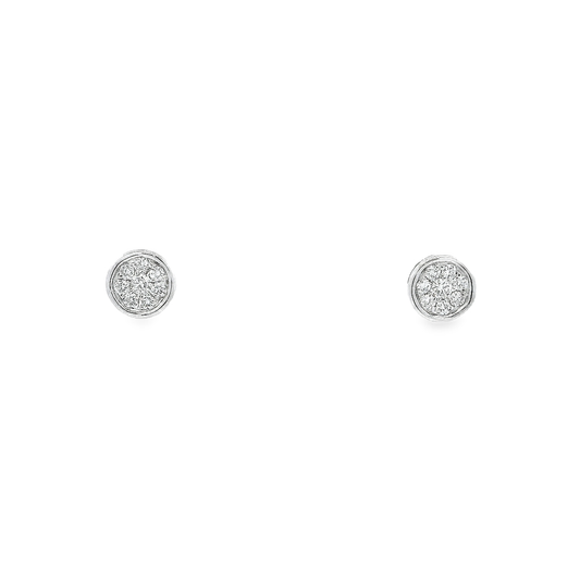 14K DIAMOND FLOWER SET 0.50CTW 82
