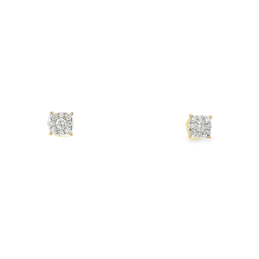 10K DIA STUDS 0.50CTW 82340