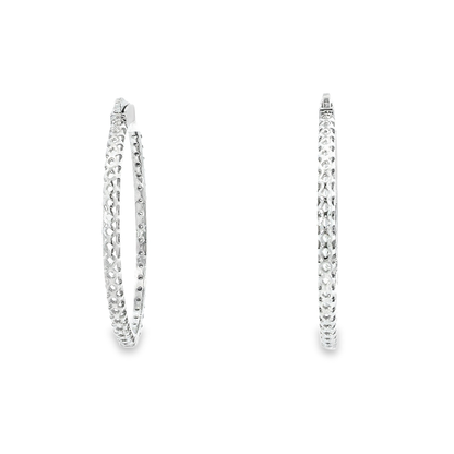 14K DIAMOND HOOPS 1.35CTW 821250