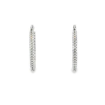 10K DIAMOND HOOPS 4.00CTW 821600