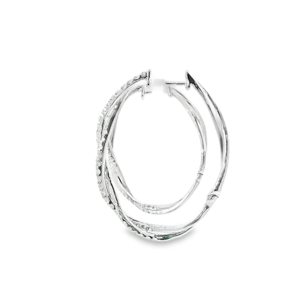14K INFINITY HOOPS 2.00CTW 821000