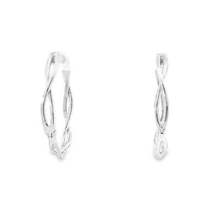 14K INFINITY HOOPS 2.00CTW 821000