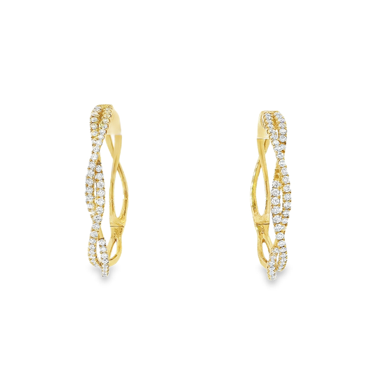 14K INFINITY HOOPS 2.00CTW 821000