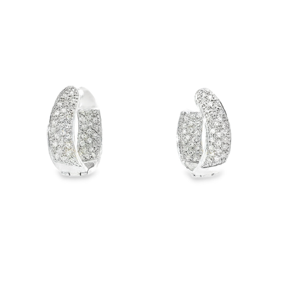 14K DIAMOND HOOPS 0.50CTW 82250