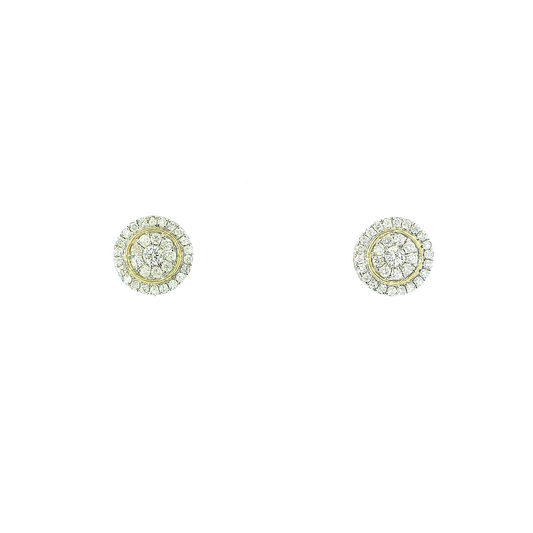 14K DIA STUDS 1.00CTW 82650